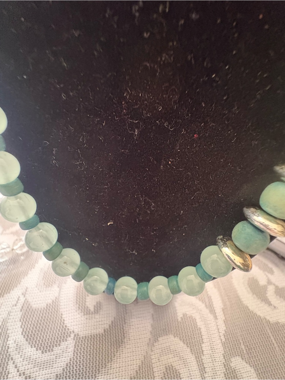 Handcrafted Green Beaded Necklace - Brand: